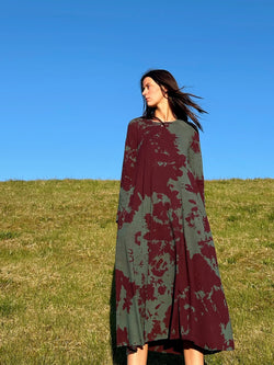 ANJA - bordeaux • aqua