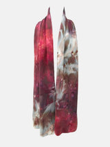 Merino trefill | scarf, terra rossa
