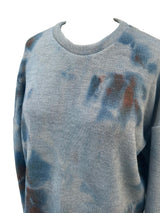 MERINO - ísblá með ryðtónum • icy blue with rust tones