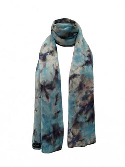 Merino trefill | scarf, turquoise amethyst