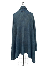 Teppapeysa|Blanket sweater, steel blue