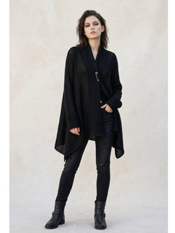 Teppapeysa|Blanket sweater, svört | black