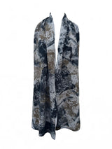 Merino trefill | scarf, ljósgrár| light grey