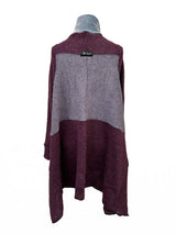 Teppapeysa|Blanket sweater, vínrauð/wine