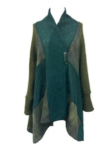 Teppapeysa|Blanket sweater,  forest moss