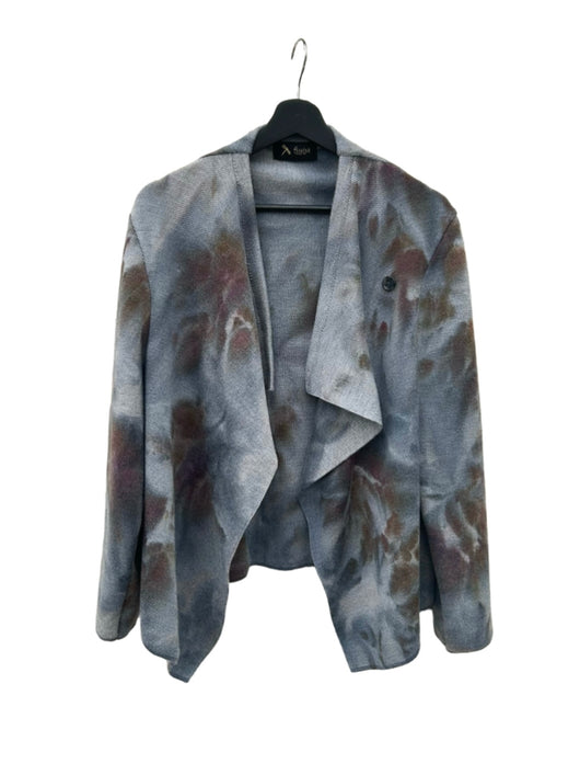 MARÍN merino - grey • brown marble, L