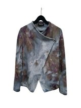 MARÍN merino - grey • brown marble