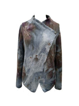 MARÍN merino - grey • brown marble