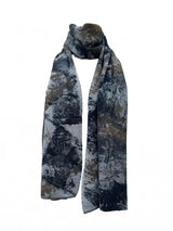 Merino trefill | scarf, ljósgrár| light grey