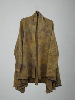Teppapeysa|Blanket sweater, multi-color golden