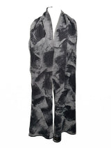 Merino trefill | scarf, svarthvítur • black & white