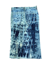 Recycled denim skirt, Indigo Mirage